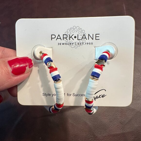 Park Lane Jewelry - Park Lane Jewelry Firecracker earrings NEW! Patriotic Red white and blue & stars
